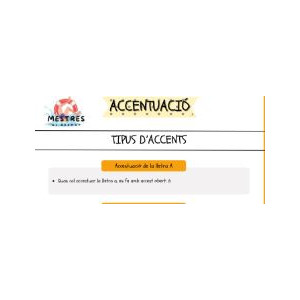 Accentuació