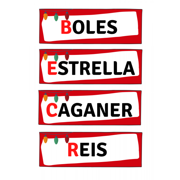 VOCABULARI DE NADAL