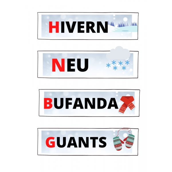 VOCABULARI D'HIVERN