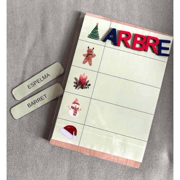 VOCABULARIO Lectoescritura Navidad