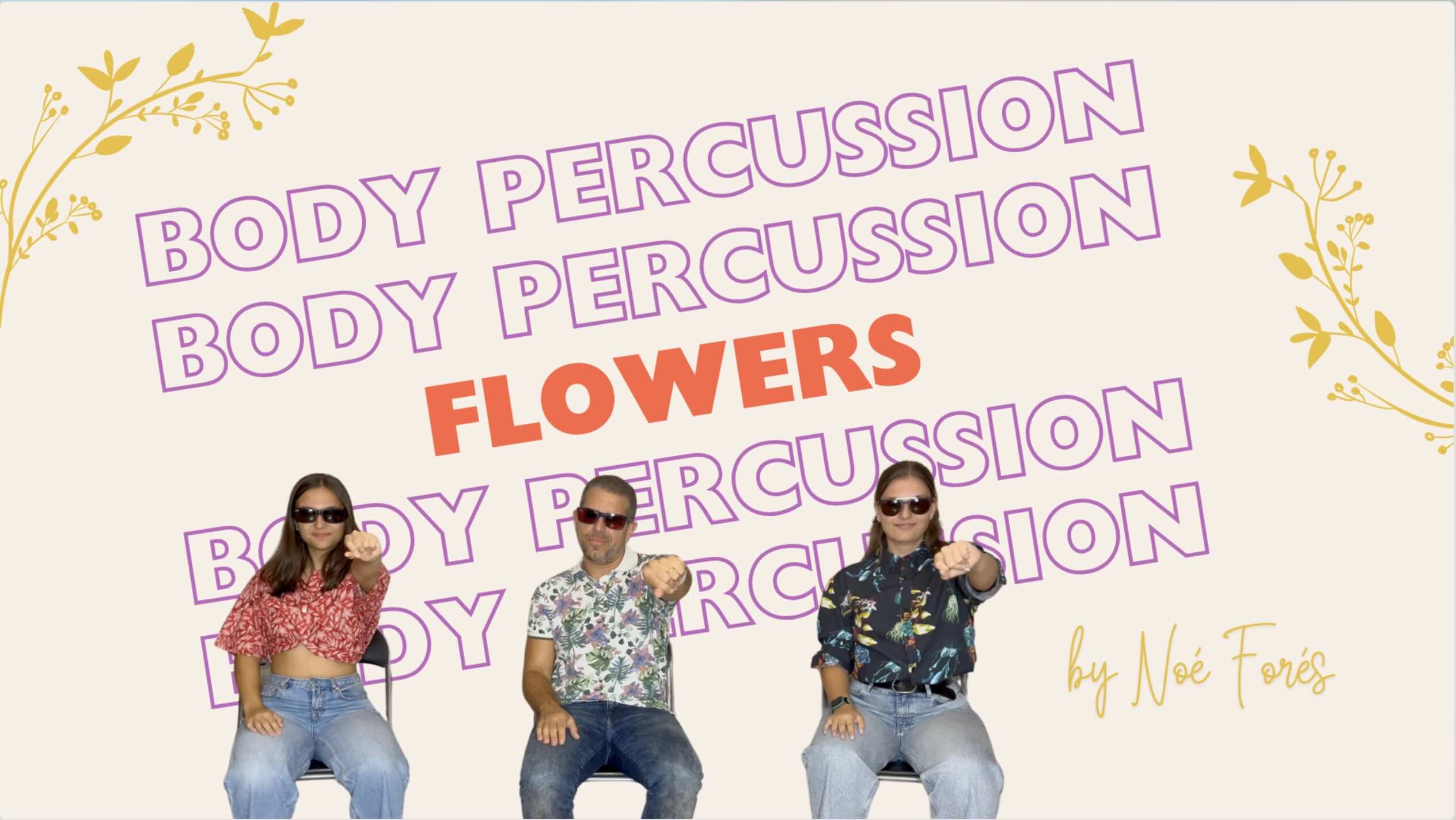 Partitura Percusión Corporal - Flowers Miley Cyrus