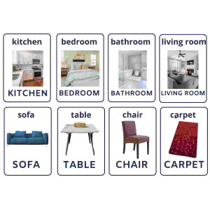 At home: writing words