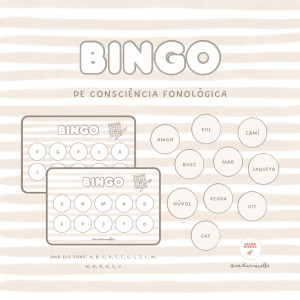 BINGO CONSCIÈNCIA FONOLÒGICA