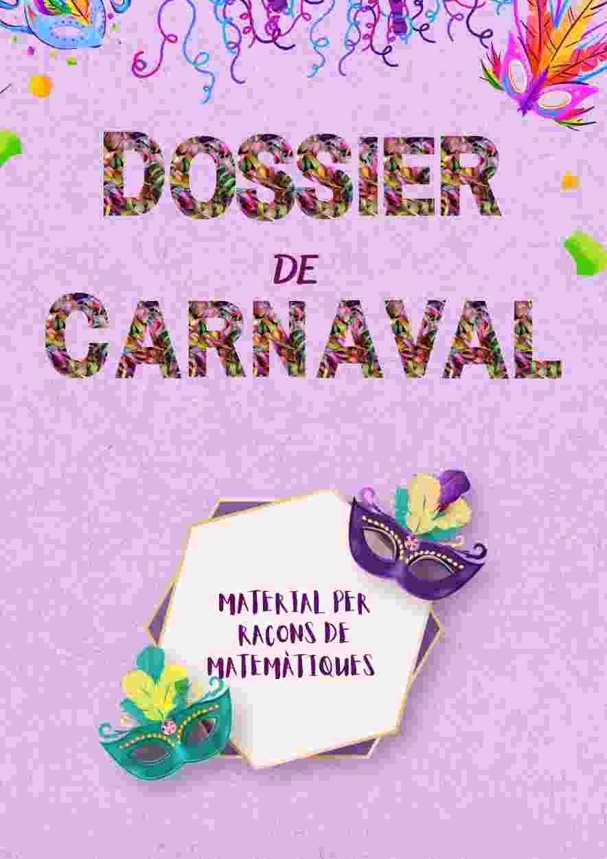Dossier matemàtiques carnaval