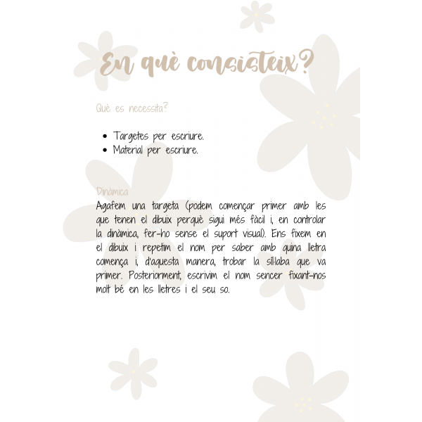 Formem paraules