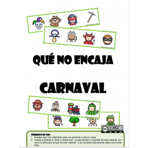 Qué no encaja - carnaval