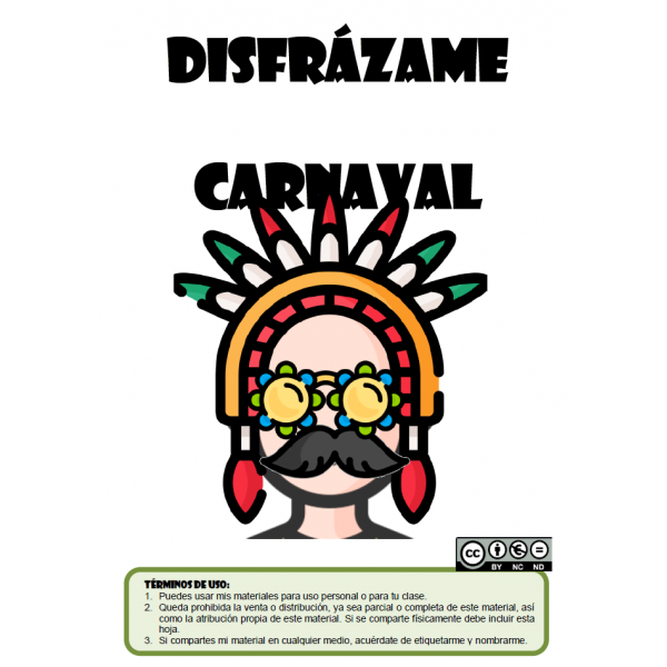 Disfrázame - carnaval