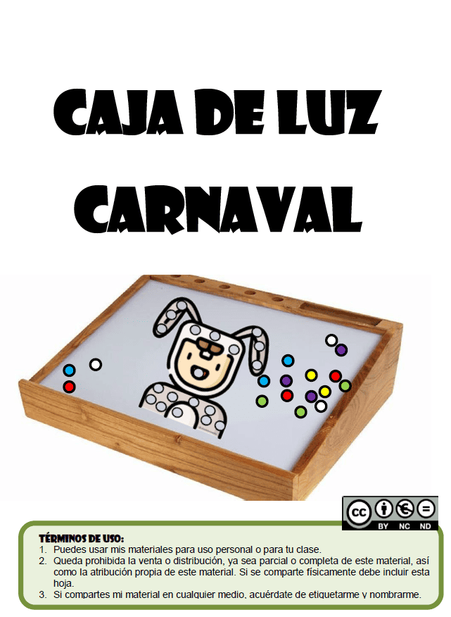 Caja de luz - carnaval