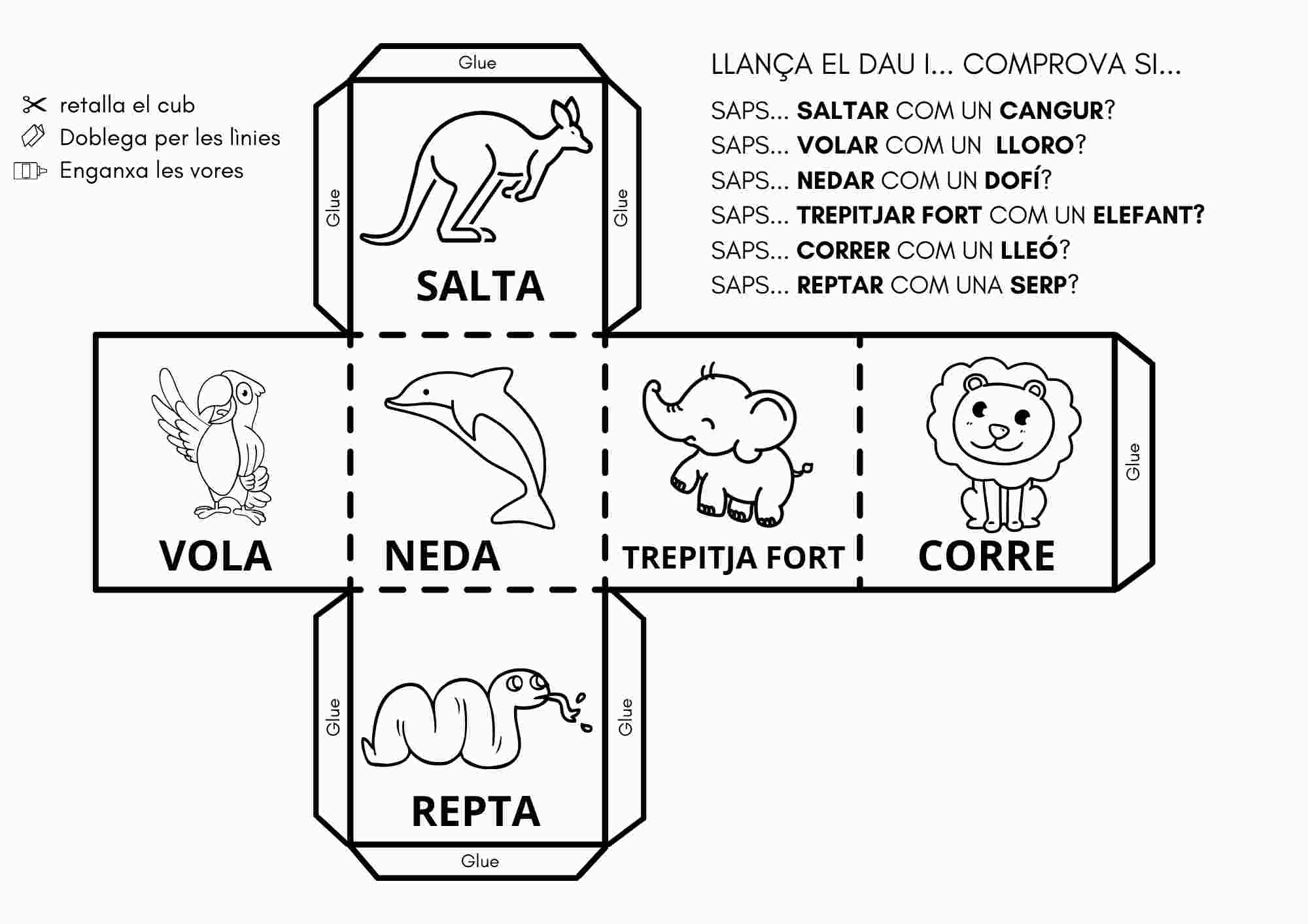 Cub desplaçaments animals del zoo