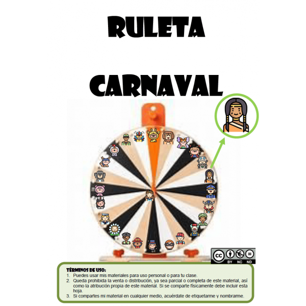 Gira la ruleta - carnaval