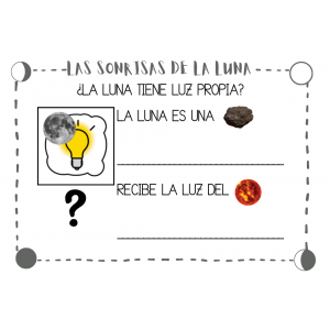 Proyecto La Luna para E.I. iniciación al método científico