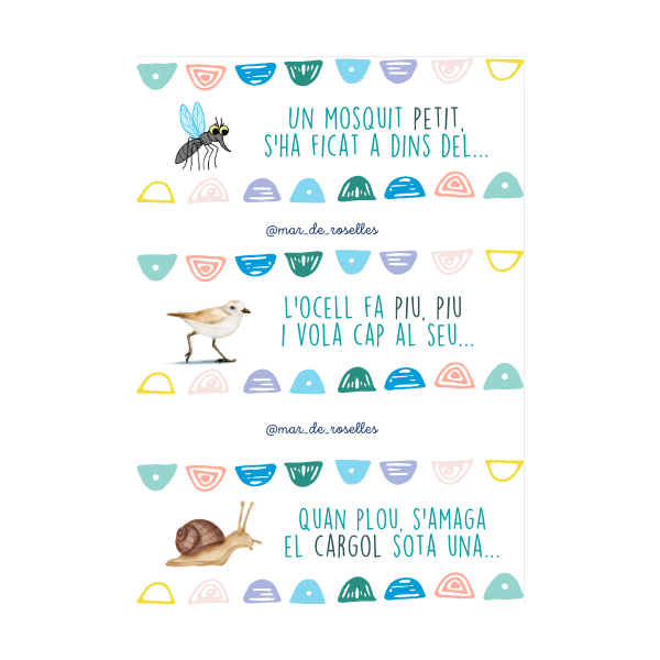 Consciència fonològica: acabem frases rimades (català) PART 1