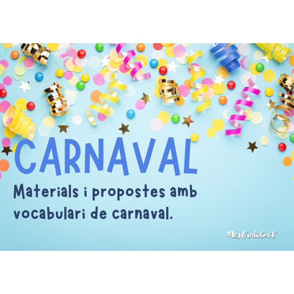 Pack Vocabulari Carnaval