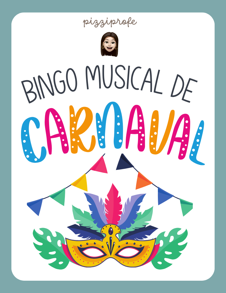 Bingo musical para Carnaval (ritmos) by @pizziprofe