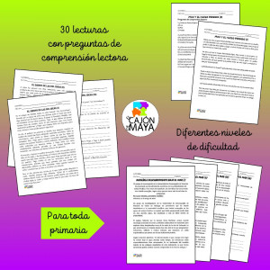 Hojas de trabajo (comprensión lectora)
