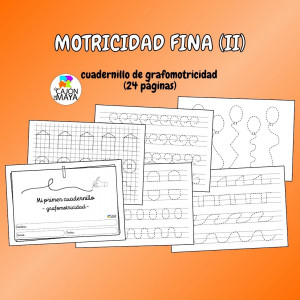 Motricidad fina (2) - cuadernillo de grafomotricidad