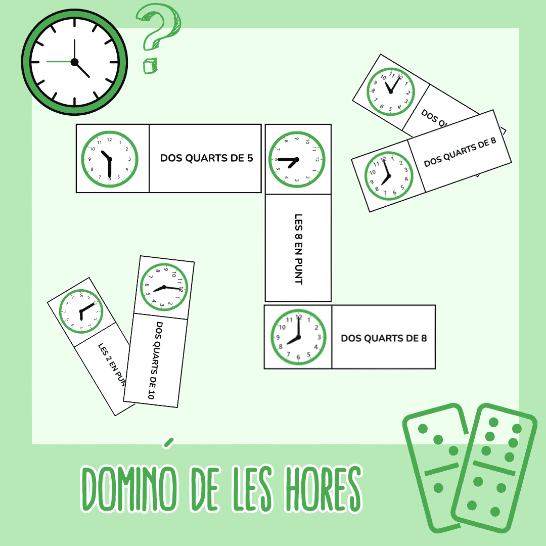 DOMINÓ DE LES HORES