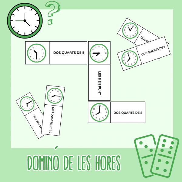 DOMINÓ DE LES HORES