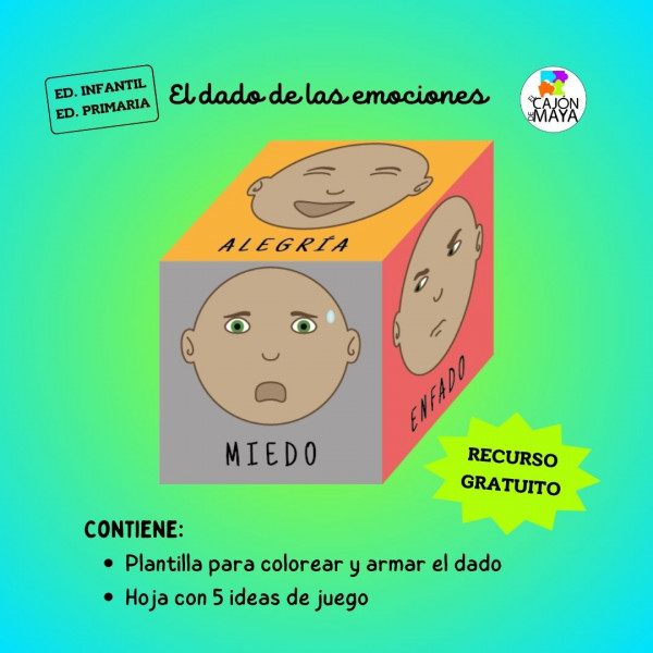 El dado de las emociones (+ 5 ideas de juego)