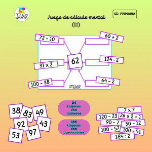 Juego de cálculo mental II (sumas, restas, multiplicaciones y divisiones)