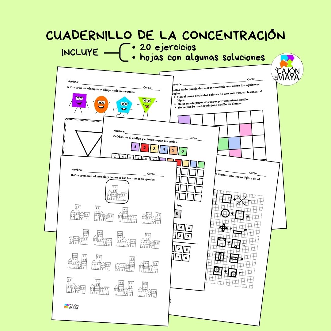 Cuadernillo de la concentración