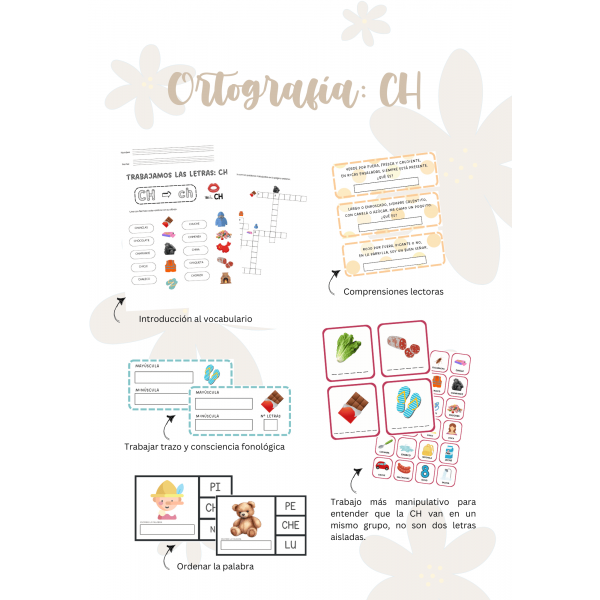 Ortografía: CH