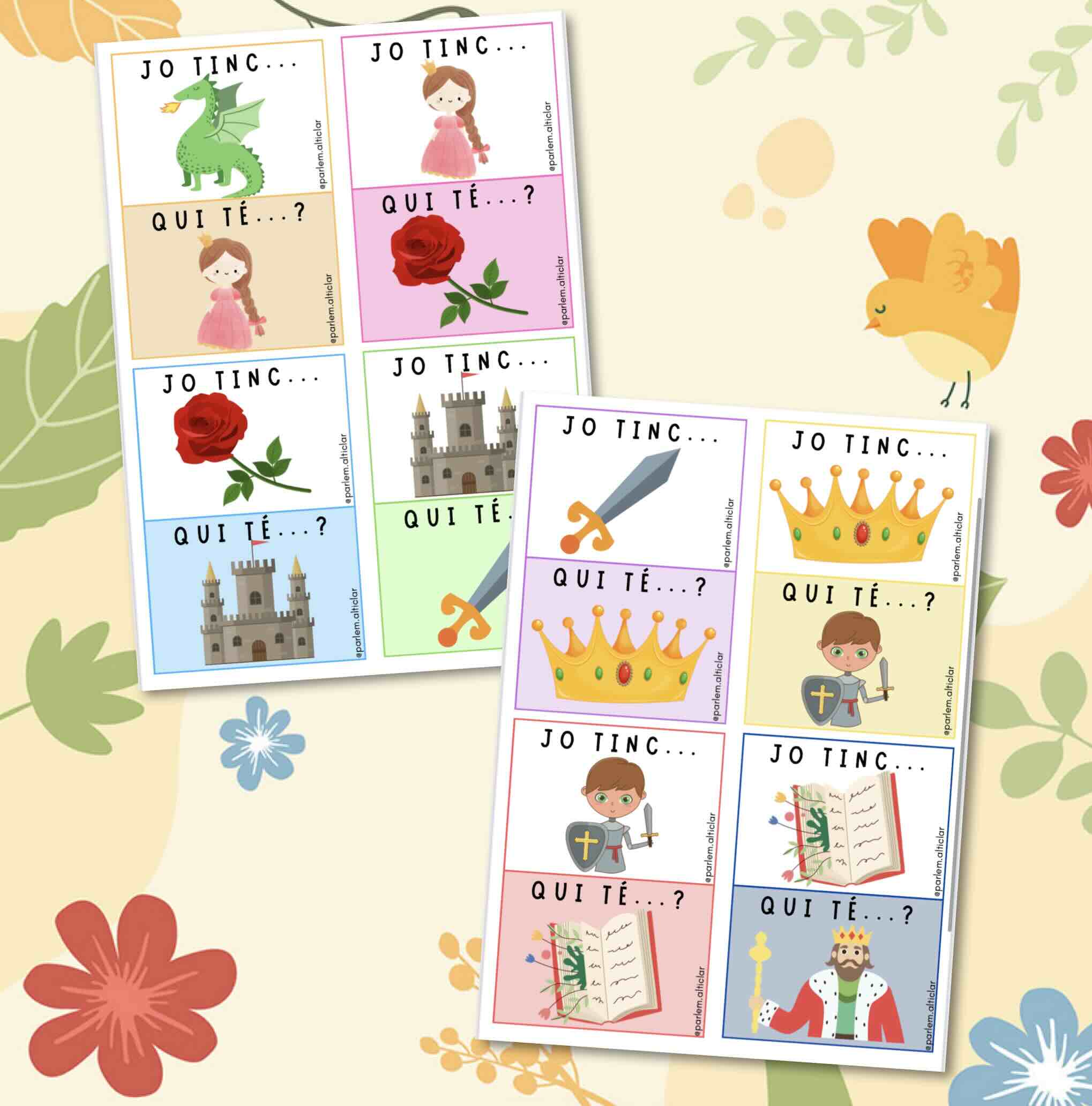 Jo tinc.. qui té...? Versió Sant jordi