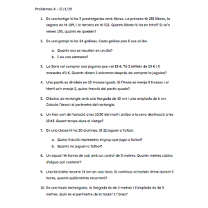 Problemes classificats 1