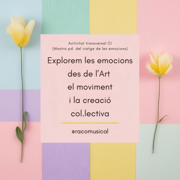 Activitat mostra educació emocional i art