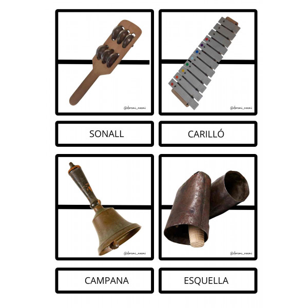 INSTRUMENTS DE PETITA PERCUSSIÓ