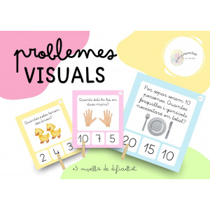 PROBLEMES VISUALS: 3 nivells de dificultat.