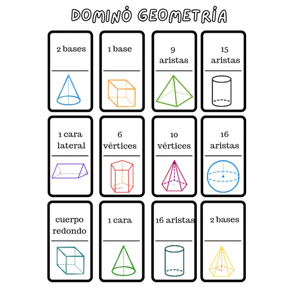 Dominó geometría
