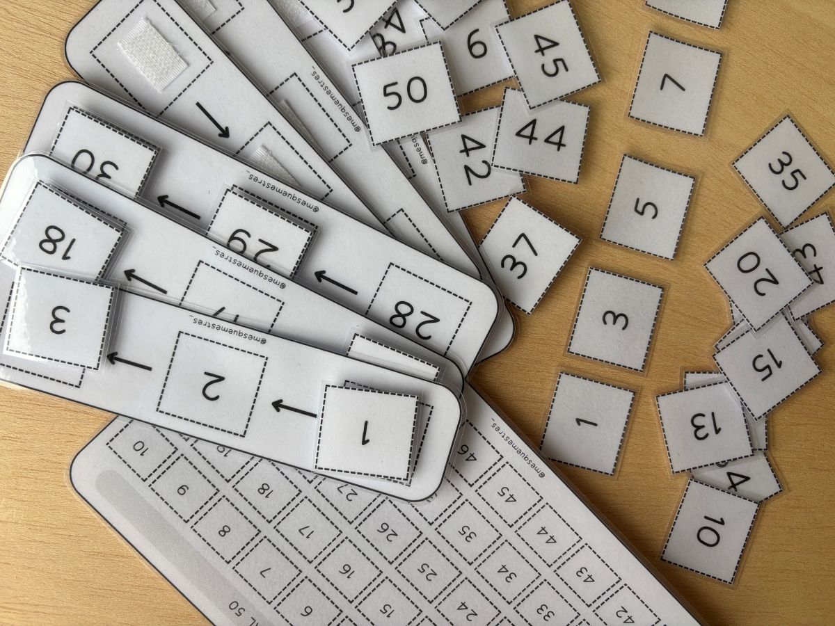 NUMERACIÓ DE L'1 AL 50