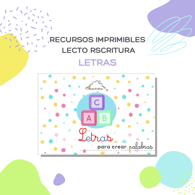 PACK IMPRIMIBLE LECTO-ESCRITURA |PRIMERAS LETRAS ABECEDARIO