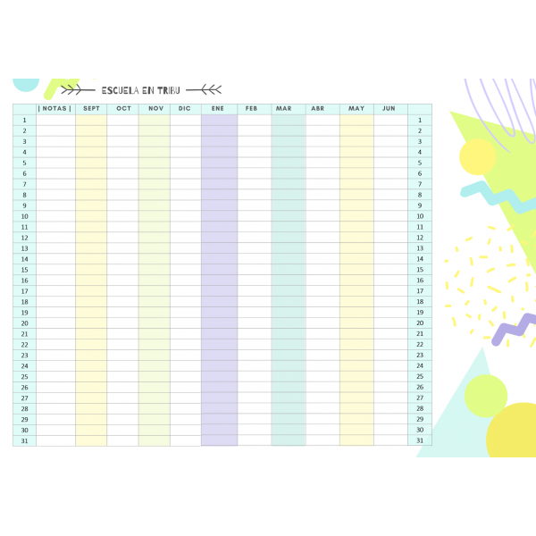 PACK PLANNER DE PROYECTOS EDUCATIVOS | ORGANIZADORES IMPRIMIBLES