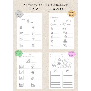15 Fitxes per treballar            EL - LA ____ LES - ELS