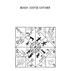 Beach cootie catcher / Els 4 sabaters de la platja