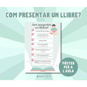 Pòster "Com presentar un llibre"