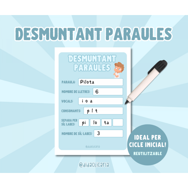 Desmuntant paraules