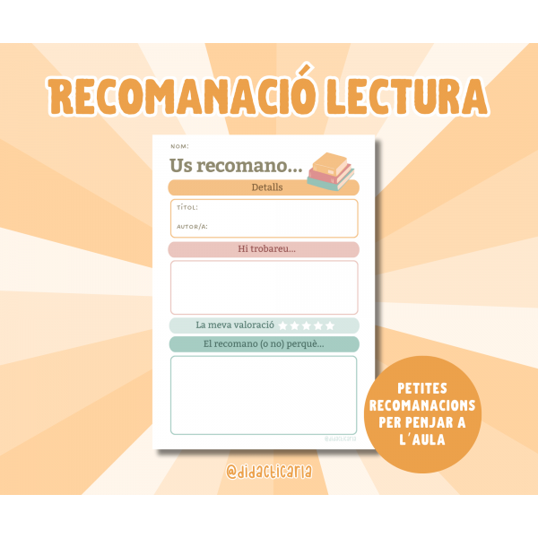 Recomanació lectura