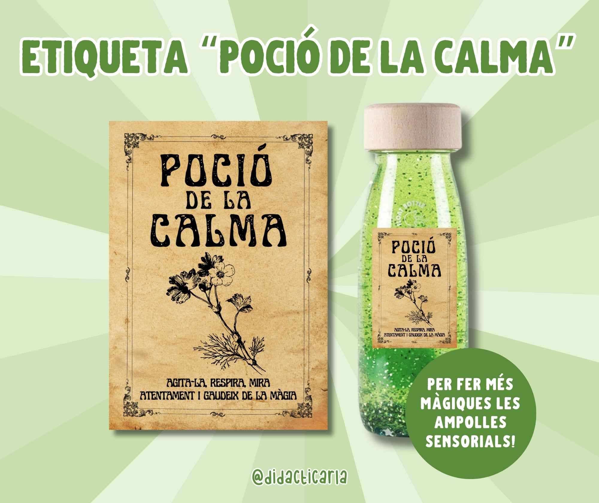 Etiqueta Poció de la calma
