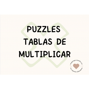 PUZZLE PARA TRABAJAR LAS MULTIPLICACIONES DE FORMA INTUITIVA