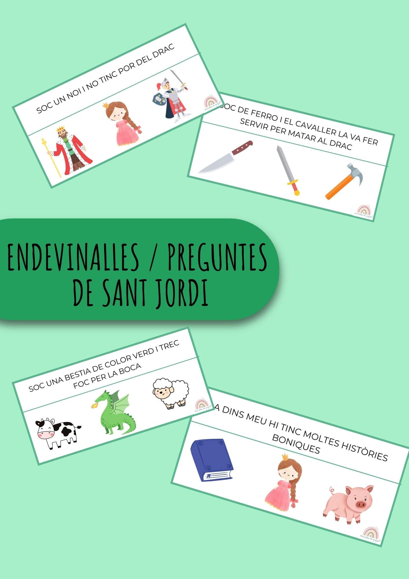 Joc endevinalles Sant Jordi