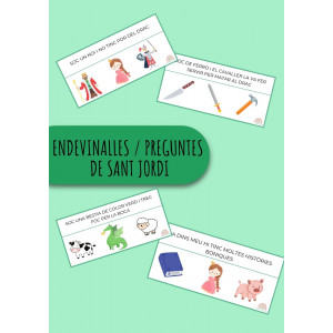 Joc endevinalles Sant Jordi