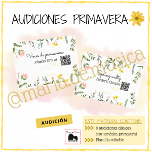 Audiciones primavera