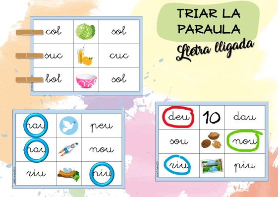 Triar la paraula_lletra lligada