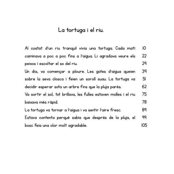 Avaluar la velocitat lectora