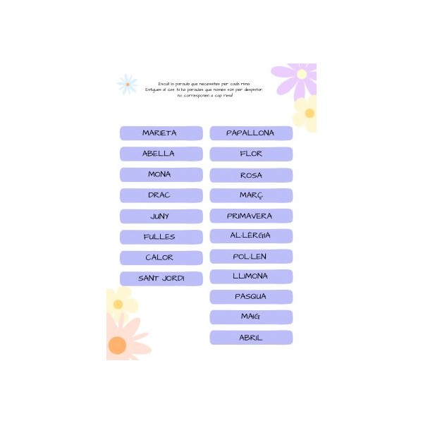 RIMES DE LA PRIMAVERA