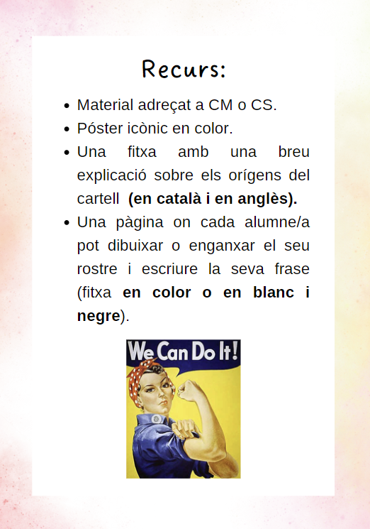 Cartell del dia de la Dona