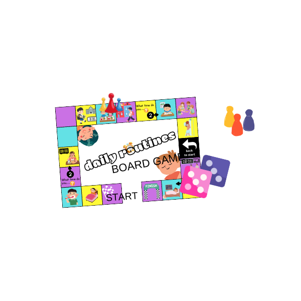 DAILY ROUTINES BOARD GAME